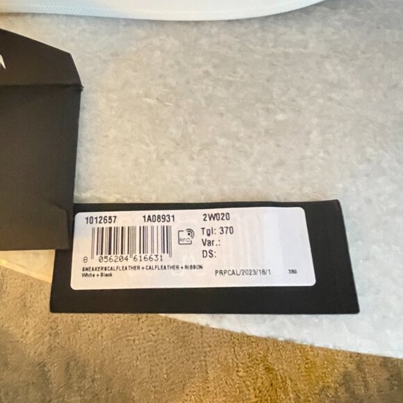 Versace Women's Greca Low Top White and Grey Sneakers, 1012657, Sizes 37, 38 - Picture 12 of 16